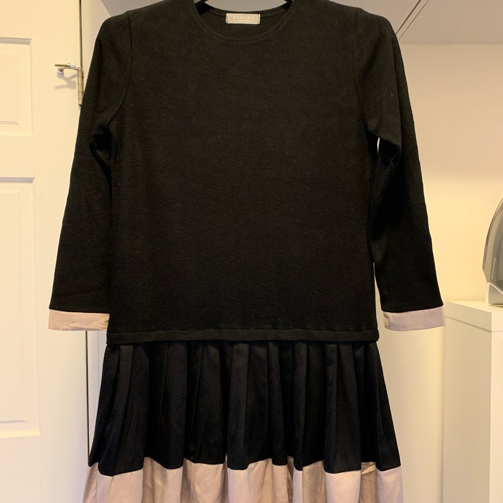 Black shift Sweater dress